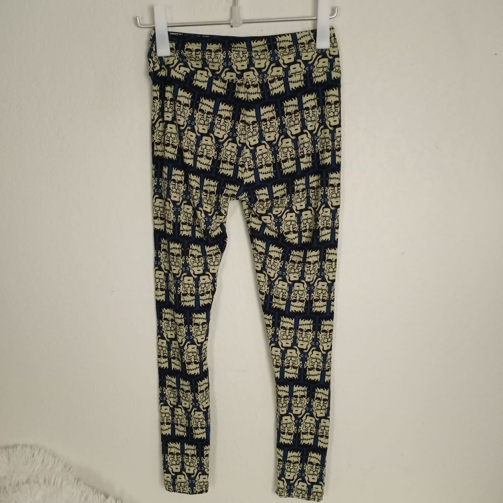 Lularoeโ Frankenstein Halloween One Size Leggings